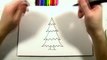 Как нарисовать новогоднюю елку и Деда Мороза