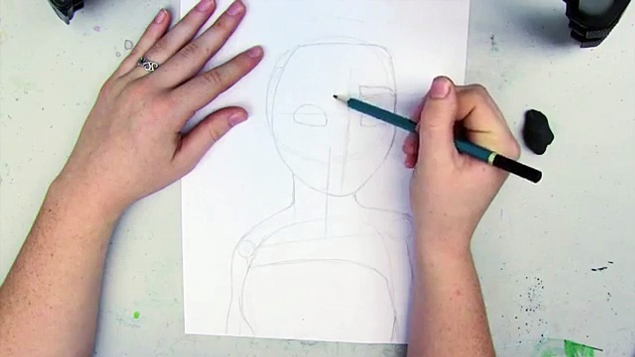 HOW TO DRAW MOANA - Easy step-by-step with commentary
