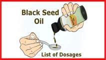 Black seed oil list of dosages