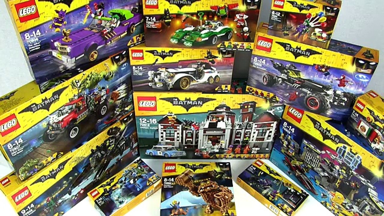 Full Collection LEGO Batman Movie Sets In One Video - New for 2017