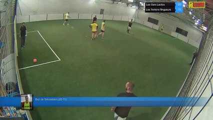 But de Sébastien  (20-11) - Les Gars Lactics Vs Les Tontons flingueurs - 09/10/17 21:00 - LIGUE 3