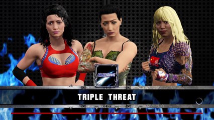 Noelle Washington vs. Vega vs. Kelly Hill in a triple threat match.