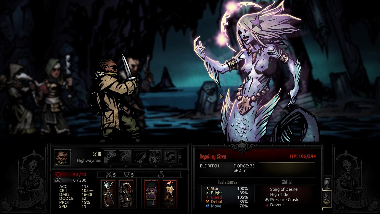 Darkest Dungeon Boss Battle - Beguiling Siren Playthrough