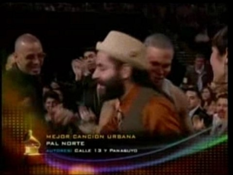 Calle 13 Ganador Cancion Urbana -Pal Norte-Latin Grammy07