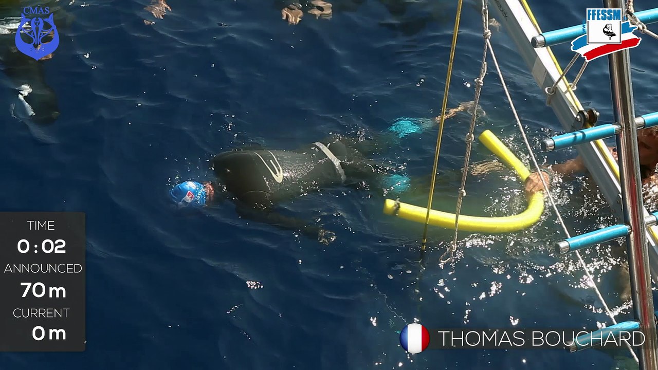 Thomas BOUCHARD - Championnats d'Europe d'Apnée  2017