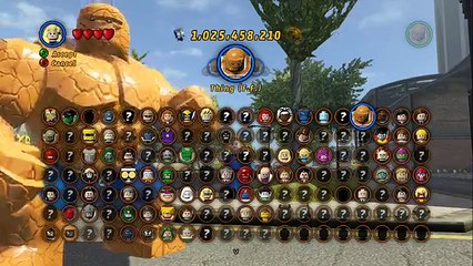 LEGO Marvel Super Heroes - Thing & Thing (Future Foundation) Free Roam Gameplay