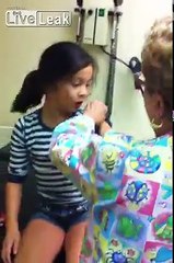 Teenage girl gets flu shots 6 years apart. She is scared of needles