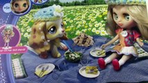 LPS Cocker Spaniel Pinwheels & Daisies Blythe Doll Littlest Pet Shop Playset Review
