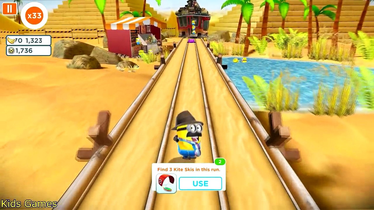 Despicable Me 2 : Minion Rush Family Vacation Cleopatra Evil Minion Egypt Pyramids Special Mission