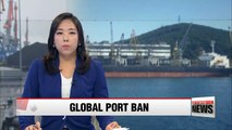 UN imposes global port ban on 4 ships for violating N. Korea sanctions