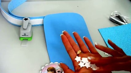 COMO HACER BOLSITA DE FROZEN CON FOAMI