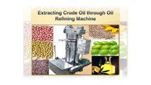 Extracting Crude Oil through Oil Refining Machine