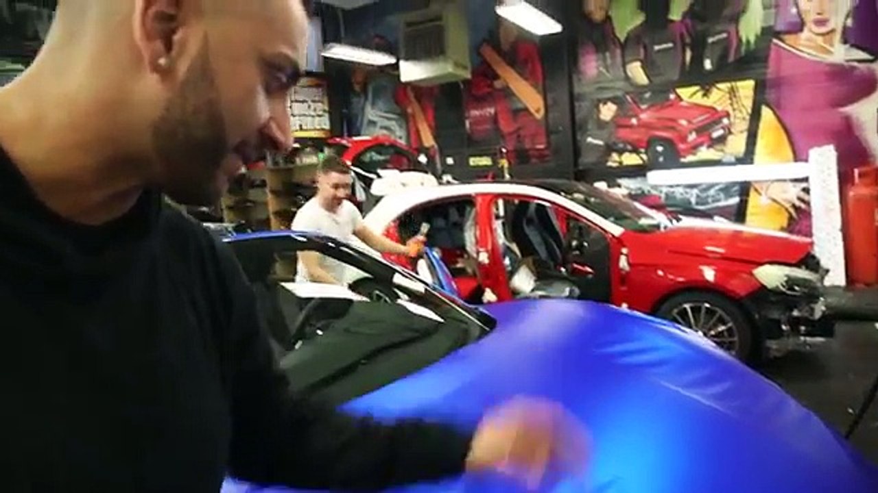 Ferrari 488 Spider In Satin Chrome Blue With Forgiato Wheels