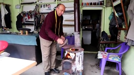 Havalar Soğuyunca Esnaf Soba Kurdu