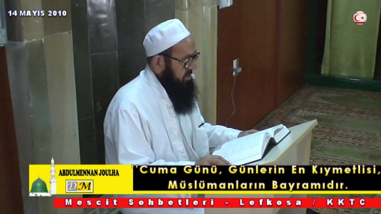 Cuma günü, günlerin en kıymetlisi, Müslümanların bayramıdır (DM)