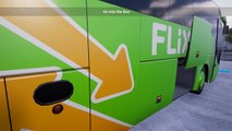 Fernbus Simulator (PC) Frankfurt airport-Köln-Bonn. Part 1/2. (4K)