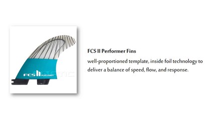 FCS II Performer Performance Core Carbon Fins