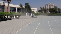 Pigs will fly! Dubai police unveil flying motorbike-drone hybrid