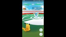 Pokémon GO Gym Battles three Gyms Pikachu Raichu Vaporeon Kadabra & more