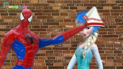 귀신가면을 쓴 도깨비 신비의 장난 겨울왕국 엘사 스파이더맨 뽀롱튜브