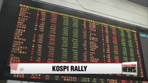 KOSPI rallies to hit 2,433 on back of foreign buying of local stocks
