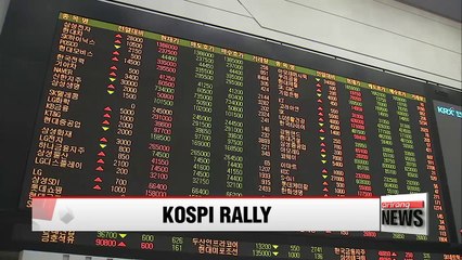 Download Video: KOSPI rallies to hit 2,433 on back of foreign buying of local stocks