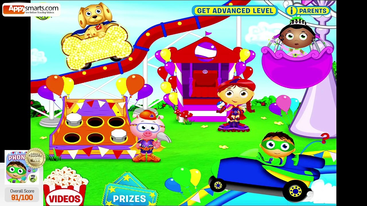 SUPER WHY Phonics Fair by PBS KIDS - video review/gameplay