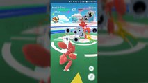 Pokémon GO Gym Battles 4 Gyms Hitmontop Espeon Umbreon Jumpluff Scizor Bellossom & more