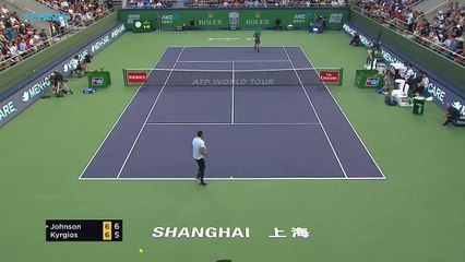 L'étrange abandon de Kyrgios à Shanghai