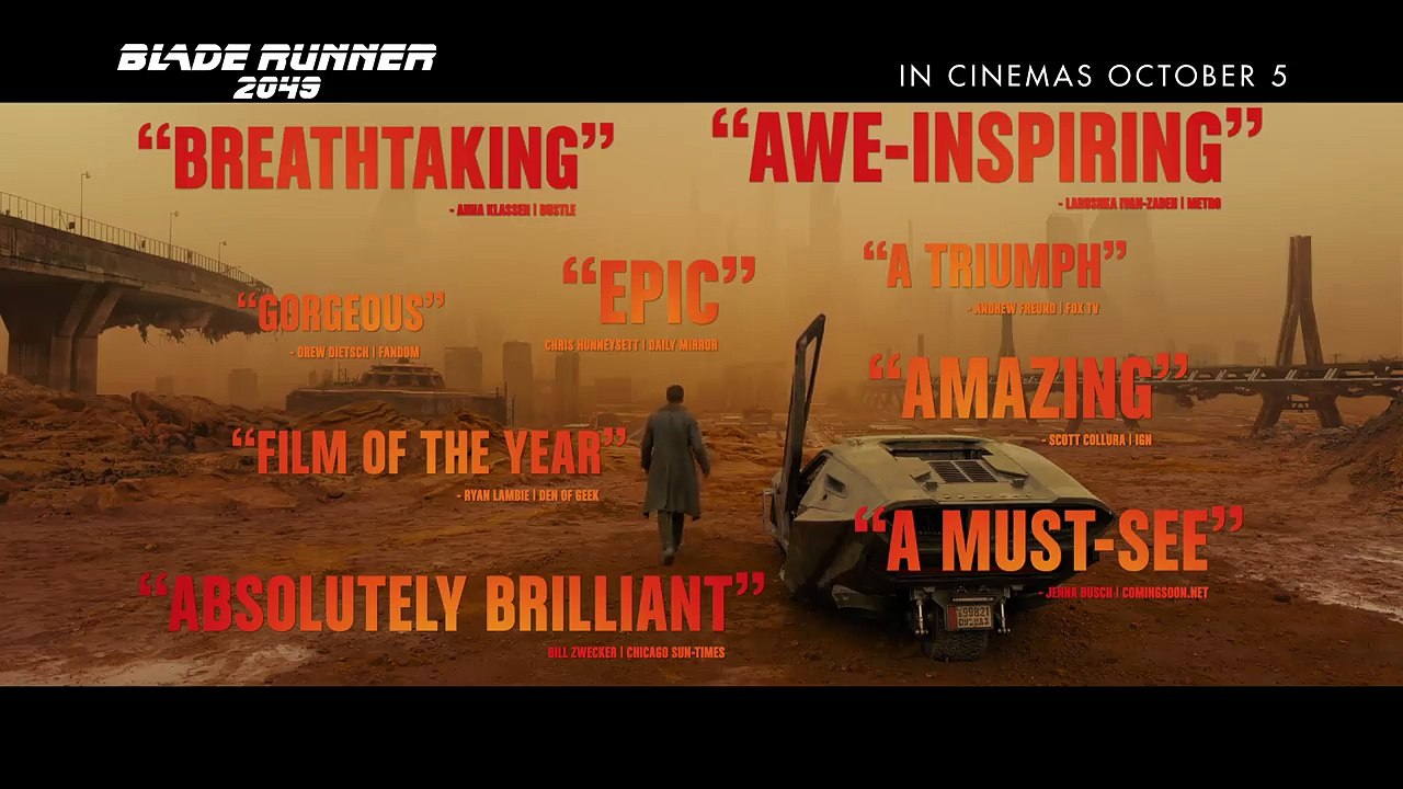 Blade Runner 2049 Official Trailer 2017-Blade Runner 2049 - In Cinemas October 5