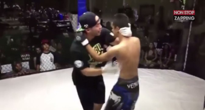 MMA : Au bord du KO, un combattant confond l’arbitre avec son adversaire ! (Vidéo)