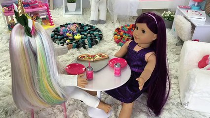 American Girl Doll Morning Routine ~ Unicorn Room