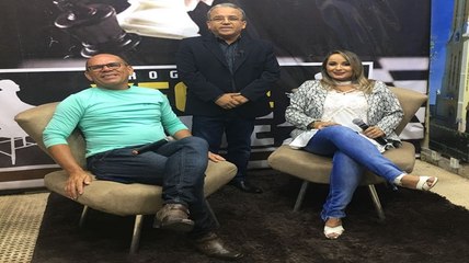 Xeque Mate com a locutora Goretty Videres e o ator Ricardo Lacerda