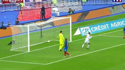 Anton Saroka Goal HD - France 2 - 1 Belarus - 10.10.2017 (Full Replay)