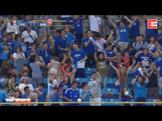 Final 3 minutes of Chinese Taipei vs Bahrain, where Taipei come from 0-1 to win 2-1