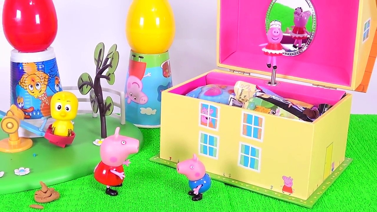 Peppa Pig Surpresas na Caixa de Música! Em Português