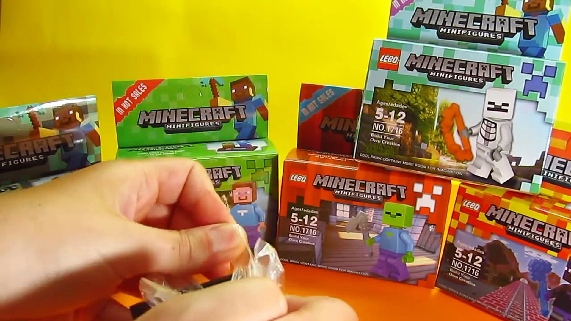 muñecos de minecraft de lego