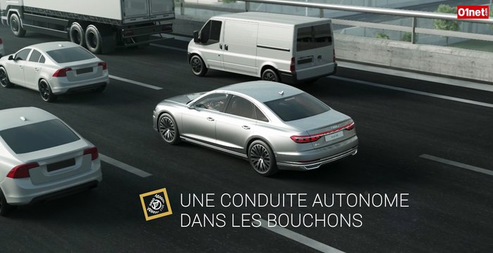 L'Audi A8, finaliste du prix de la voiture connectée