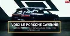 Porsche Cayenne, finaliste du prix de la voiture connectée