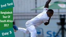 South Africa vs Bangladesh | 2nd Test | Day 3 | 08 Oct 17 | Kagiso Rabada Match Winning 10 wkts | Highlights