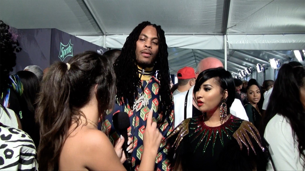 Waka Flocka and Tammy Rivera Interview 2017 BET Hip Hop Awards Green Carpet