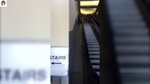 Non funzionano così le scale mobili!!!