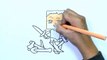 Dibujando y pintando a Steve (Minecraft) - Drawing and painting to Steve