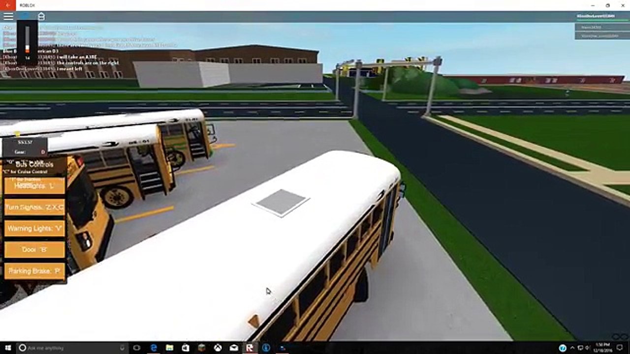 Roblox #1 | Charlotte Public Schools | DRIVING A BUS!
