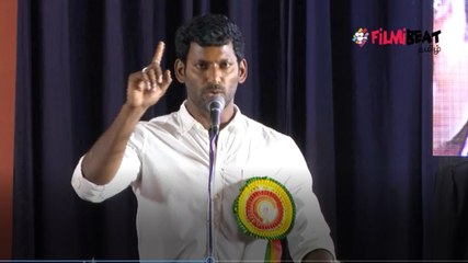 விஷால் பட்டு வேட்டியும் பட்டு சட்டையும் கட்டுவதற்கு கரணம் இது தான்-வீடியோ