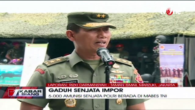 5000 Amunisi Senjata Polri Berada di Mabes TNI