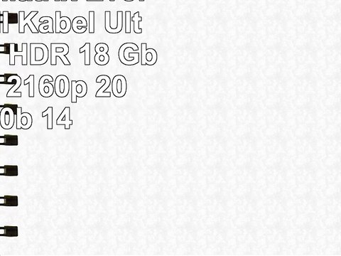 Oehlbach Matrix Evolution HDMI Kabel UltraHD 4K 3D HDR 18 Gbits FullHD 2160p 20