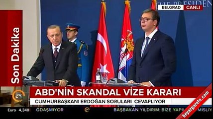Cumhurbaşkanı'ndan ABD Büyükelçisi'ne tepki