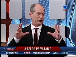 Ciro Gomes - efeitos da cooptação do pensamento progressista (2012)