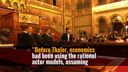 Nobel in Economics Is Awarded to Richard Thaler